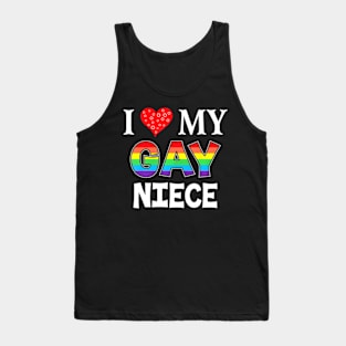 I Love My Gay Niece LGBT Lesbian Proud Pride Tank Top